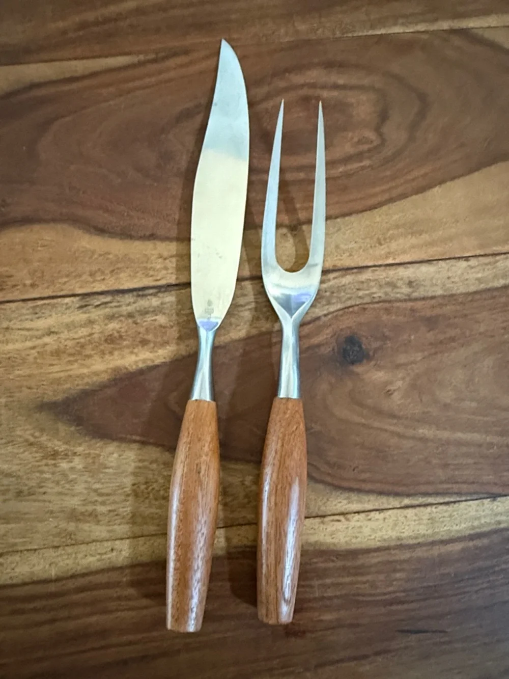 Vintage Dansk Fjord Carving Knife and Fork Set